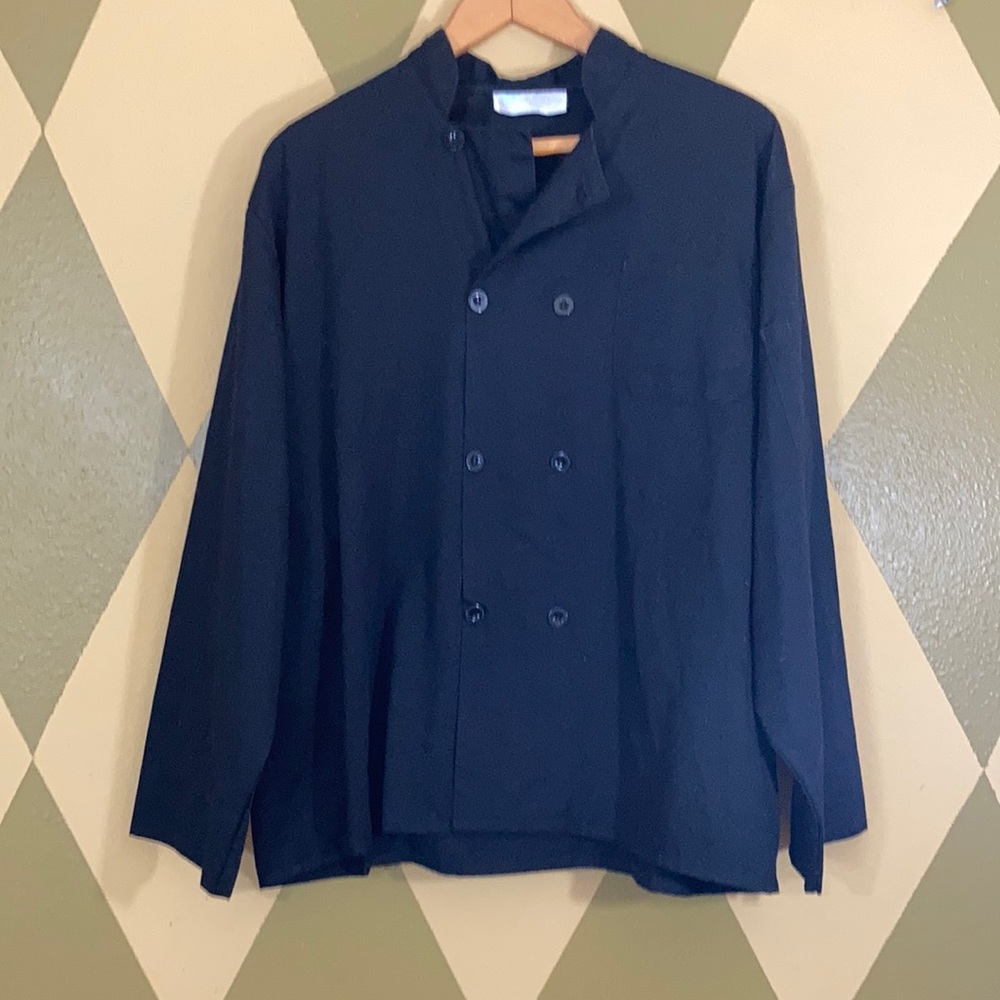 Men’s Happy Chef Signature Coat XXL BLACK